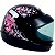 Capacete Gow Interlagos Femme Preto/Rosa - Imagem 1