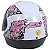 Capacete Gow Interlagos Femme Branco/Rosa - Imagem 4