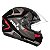 Capacete Peels Spike Lup Preto/Vermelho - Imagem 1