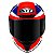 Capacete Kyt TT Course Gear Azul/Branco - Imagem 3