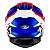 Capacete Kyt TT Course Gear Azul/Branco - Imagem 4