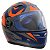 Capacete Gow Vallen Thorn Azul/Laranja - Imagem 1