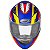 Capacete Ebf New Spark Indian Azul-Amarelo - Imagem 3