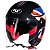 Capacete Fly Jet Nation England Preto - Imagem 3