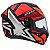 Capacete Peels Spike 2 1ST PretoFosco/Vermelho - Imagem 1