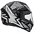 Capacete Peels Spike 2 1ST Preto/Prata - Imagem 1