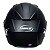 Capacete Helt City com Oculos Interno PretoFosco - Imagem 4