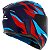 Capacete Axxis Segment Apolo Active C27 Azul/Vermelho - Imagem 3