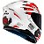 Capacete Axxis Segment War Scarf Branco/Vermelho - Imagem 3