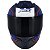 Capacete Asx Draken Wind AzulFosco/Vermelho - Imagem 3