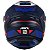 Capacete Asx Draken Wind AzulFosco/Vermelho - Imagem 4