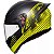 Capacete Agv K1 Edge 46 PretoFosco/Amarelo - Imagem 2