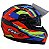 Capacete Fw3 Gtx Fox com Oculos PretoFosco/Laranja - Imagem 1