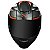 Capacete Norisk Razor Sharp Preto/Vermelho - Imagem 3