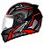 Capacete Ebf New Spark Spider Preto/Vermelho - Imagem 2