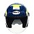 Capacete Helt City Vancouver com Oculos Interno Azul/Amarelo - Imagem 3