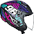 CAPACETE RACE TECH PLAY ART ROSA/ROXO - Imagem 1