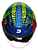 CAPACETE RACE TECH PLAY ART AZUL/VERDE - Imagem 3