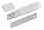 Kit Régua Inox 60cm + Estilete Profissional + 10 Lâminas - Imagem 7