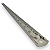 Kit Régua Inox 60cm + Estilete Profissional + 10 Lâminas - Imagem 2