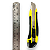 Kit Régua Aço Inox 60cm + Estilete Profissional 18mm - Imagem 1