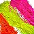 Kit 10 Fitas de Seda Para Rabiola Fluorescente 50cm x 0,05cm - Imagem 2