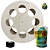 Kit Carretilha 14 Polegadas Linha 10 3000 Jardas Fita Dedo - Imagem 3