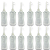 Kit 12 Tubo Almotolia Aplicador Para Líquidos 250ml Bico Reto - Imagem 1