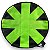 Mochila Bolsa Para Levar Carretilha De Pipa 22 Polegada 57cm: Asterisco Verde - Imagem 1