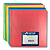 Folhas de Seda 30x30cm Riacho 100 Unidades Cores Lisas Mistas - Imagem 1