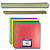 Kit Pipa Peixinho Raia Média 100 Folhas de Seda 40cm, Varetas Fibra 2.0 x 66cm 500gr e Bambu 55cm 100un - Imagem 1