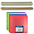 Kit Pipa Peixinho Mini Raia 100 Folhas de Seda 30cm, Varetas Fibra 1.6 x 49cm 500gr e Bambu 48cm 100un - Imagem 1
