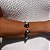 BRACELETE DUAS BOLAS MARTELADO - Imagem 1