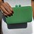 CLUTCH TECIDO TRAMA VERDE - Imagem 1