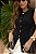 COLETE TRICOT BOTOES PRETO - Imagem 1