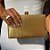 CLUTCH TECIDO OURO DOURADA - Imagem 1