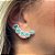 EARCUFF PEDRAS OVAIS TURMALINA - Imagem 1