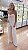 CONJUNTO TRICOT ALÇA/BOTOES/BOLSO FALSO CALÇA AREIA - Imagem 1