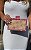 CLUTCH TRELIÇA COM ACRILICO ROSA - Imagem 1
