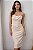 VESTIDO CORSET BICO CREME - Imagem 1