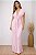 VESTIDO MIDI NÓ SEM MANGA ROSA - Imagem 1