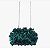 BOLSA PETALAS FLOR FECHO CARTEIRA VERDE - Imagem 2