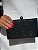 CLUTCH QUADRADA TELA PRETA - Imagem 1