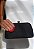 CLUTCH ARREDONDADA TECIDO PRETA - Imagem 1