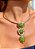 CHOCKER ARO GOTA E FORMAS VERDE - Imagem 1