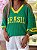 BLUSA BRASIL OVER SIZE VERDE - Imagem 1