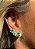 EARCUFF GOTAS TRIANGULO CRAVEJADO ESMERALDA RB - Imagem 1