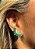 EARCUFF GOTAS CRAVAÇÃO LATERAL ESMERALDA - Imagem 1