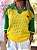 BLUSA BRASIL GOLA RENDADA AMARELA - Imagem 1