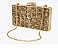 CLUTCH MADREPEROLA RETANGULAR CAFÉ - Imagem 1
